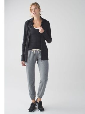Lululemon-Sz 12- Daily Practice Jacket- Black- 2 Way Zipper